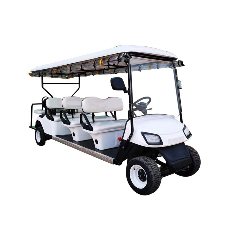 Electric 6 Seater Tourist Scenic Area Golf Cart